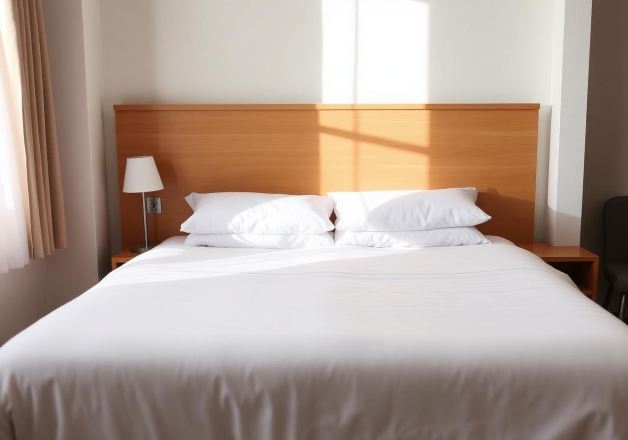 Beds — New mattresses. Crisp linens. Quiet rooms.